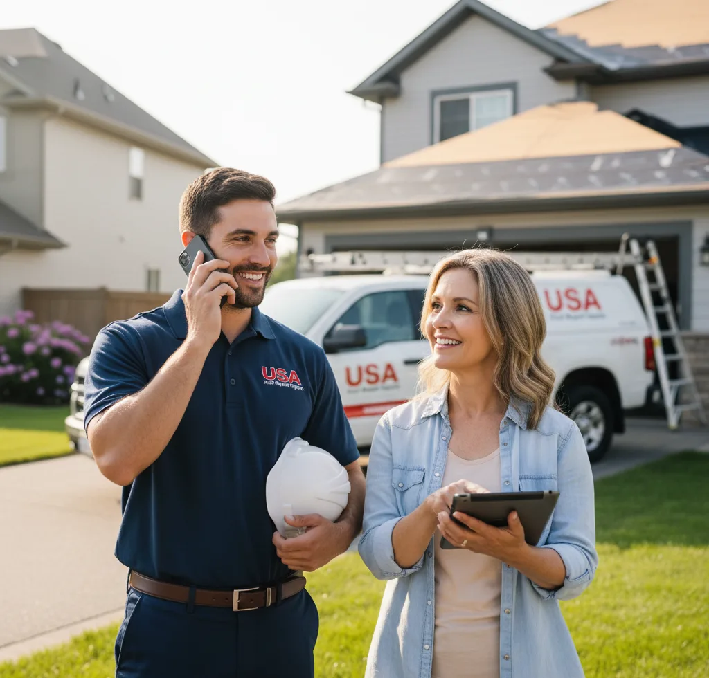 USA Roof Repair Experts customer support in Odon